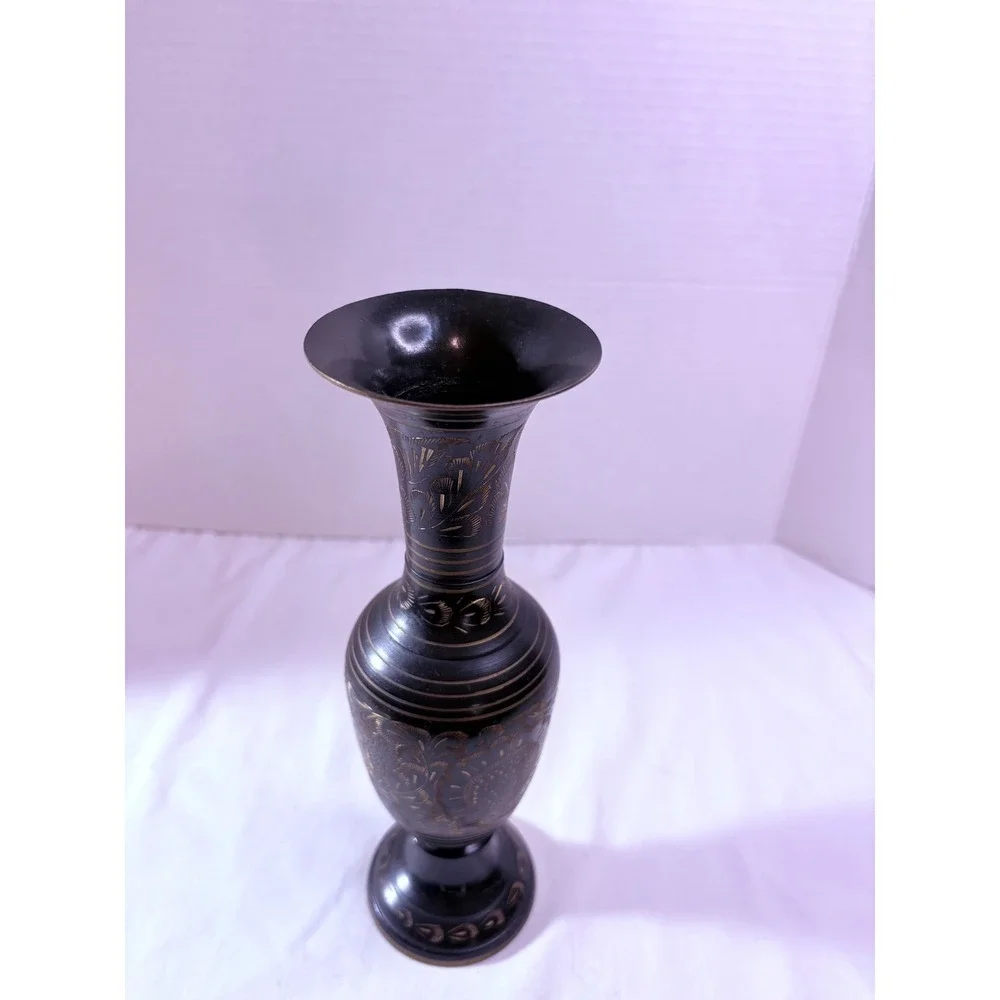 Handmade vintage brass